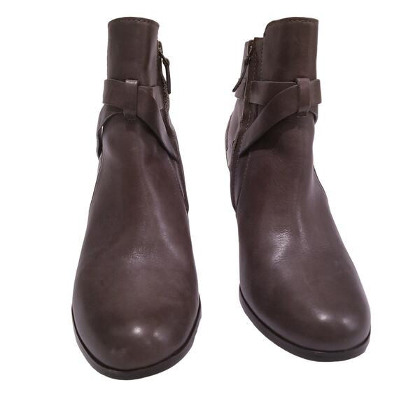 Cole Haan Grand. OS Leather Buckle Ankle Boots - Picture 2 of 10